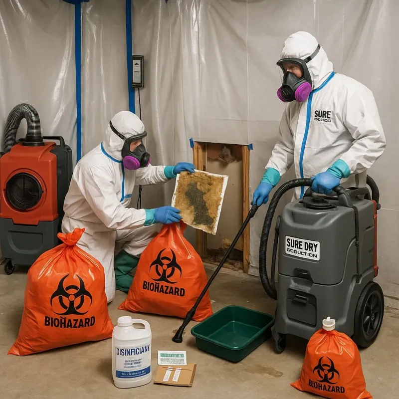 Contaminated Water Handling Protocols process in Rutherford County, NC