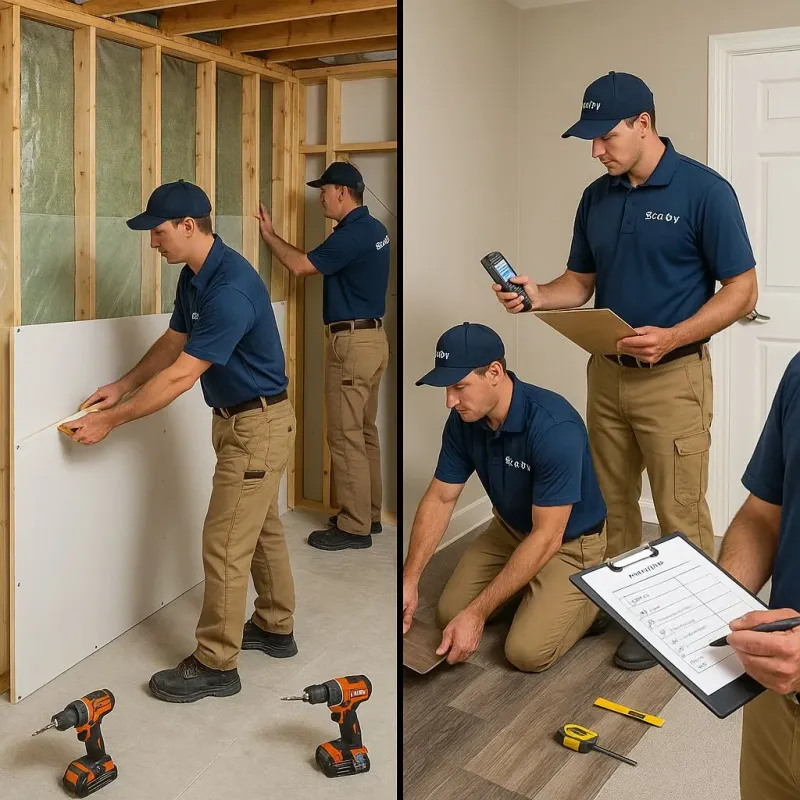 Repairs and Reconstruction process in Rutherford County, NC