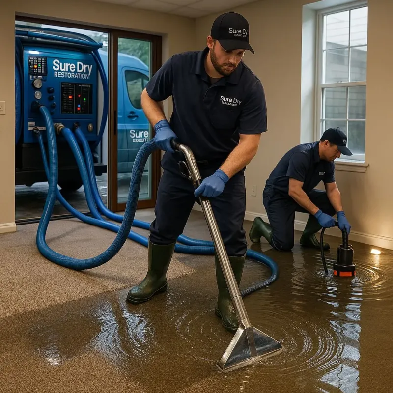 Water Extraction and Removal process in Rutherford County, NC